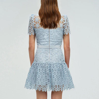 (Women) Self-Portrait SS22 Lace Princess Dress Short Sleeve Elegant Evening Gown for Women SWF331Y04600 Purchase (Women) Self-Portrait SS22 Lace Princess Dress Short Sleeve Elegant Evening Gown for Women SWF331Y04600