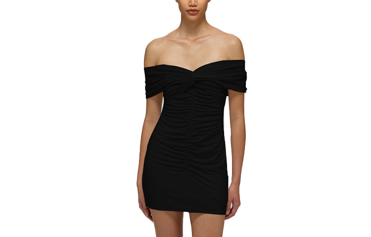 (Women) Self-Portrait SS22 Off-Shoulder Short Sleeve Elegant Party Dress for Women. SWF332Y13800 圖 2