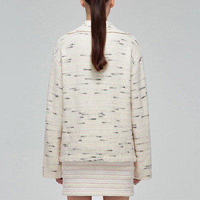 (W) Self-Portrait SS22 條紋V領長袖針織毛衣 女士 米色 SWF332M07600 Sizing (W) Self-Portrait SS22 條紋V領長袖針織毛衣 女士 米色 SWF332M07600