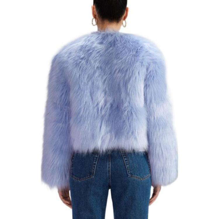 Shop (W) Chaqueta Cropped Manga Larga Self-Portrait SS23 Azul Nebuloso. SWF334D00600