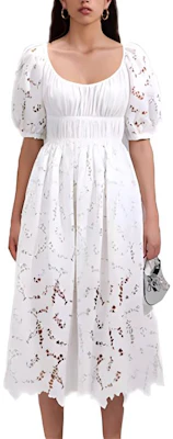 (W) Vestido Corto Blanco Self-Portrait SS23 con Mangas Abullonadas. SWF341Y06000 Buy (W) Vestido Corto Blanco Self-Portrait SS23 con Mangas Abullonadas. SWF341Y06000