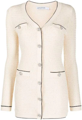 (W) Self-Portrait SS23 法式條紋扣子優雅長袖連衣裙 女士 SWF341M03100004 Order (W) Self-Portrait SS23 法式條紋扣子優雅長袖連衣裙 女士 SWF341M03100004