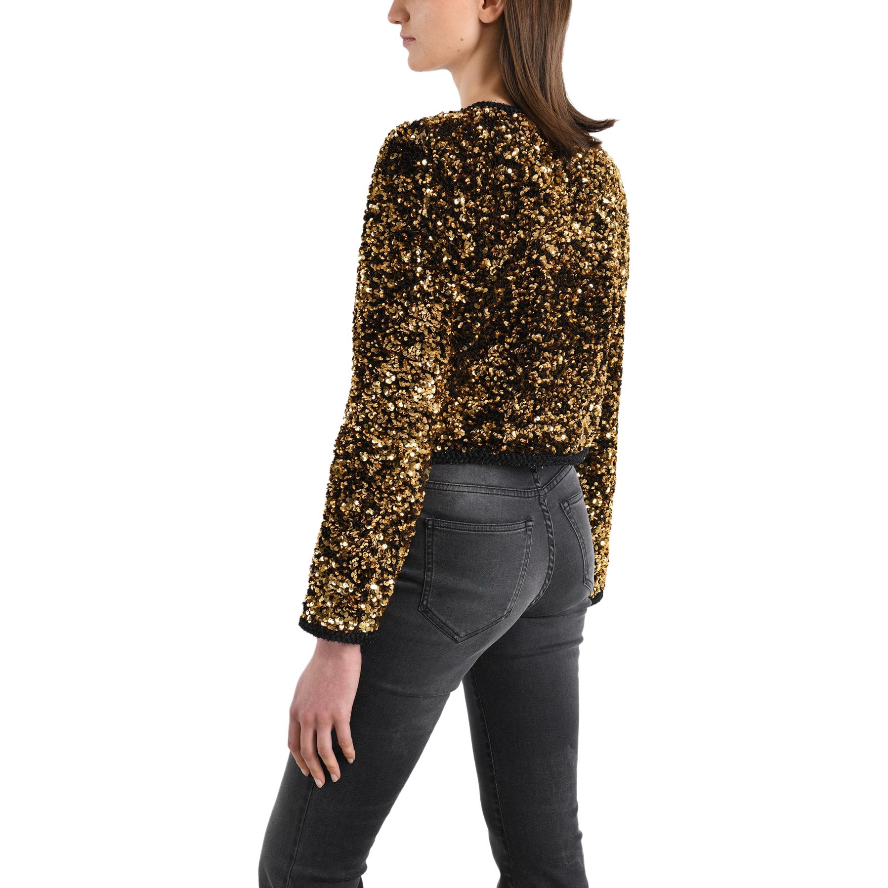 Shop (W) Self-Portrait SS23 金色亮片長袖女外套 SWF343T00300