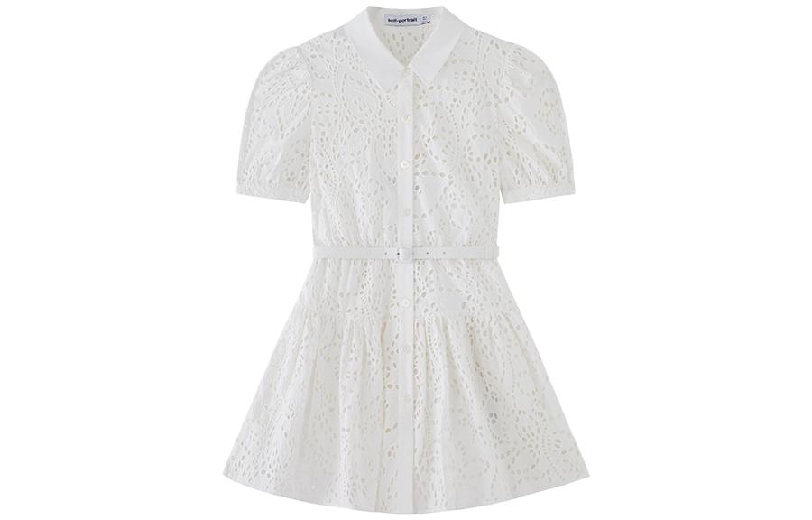 (Women) Self-Portrait SS23 Lace Puff Sleeve Elegant Princess Evening Dress for Women SWF342Y17800 圖 2