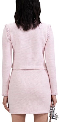 (W) Self-Portrait 2023 春夏新年粉色短版針織外套. SWF341M00900 Shop (W) Self-Portrait 2023 春夏新年粉色短版針織外套. SWF341M00900