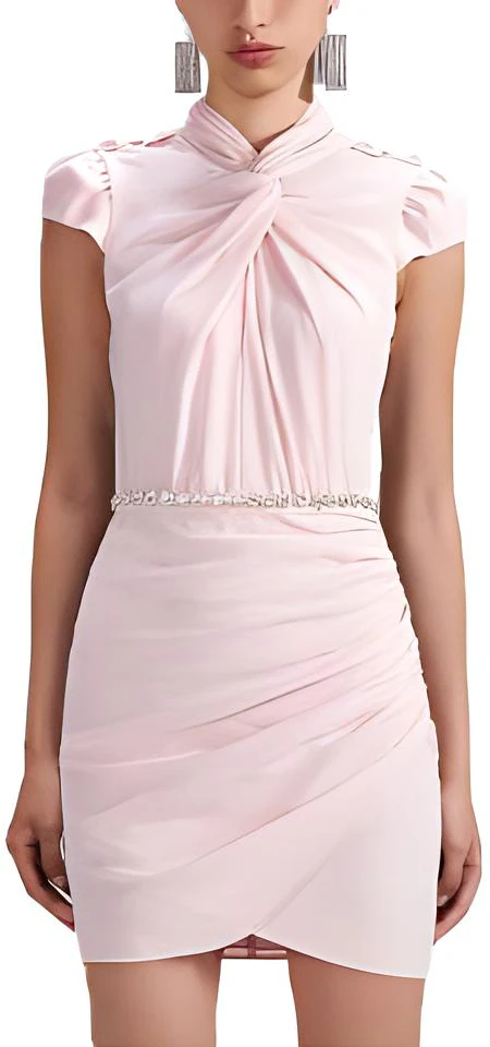 women-self-portrait-ss-23-pink-short-sleeve-pleated-dress-women-swf-341-y06800