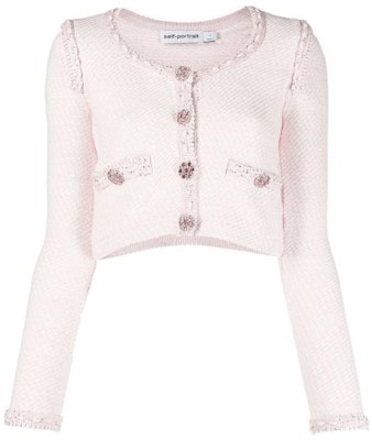 (W) Self-Portrait SS23 粉色單排扣短版時尚外套。 RS23041JLIGHTPINK Shop (W) Self-Portrait SS23 粉色單排扣短版時尚外套。 RS23041JLIGHTPINK