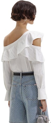 (W) Self-Portrait 時尚休閒女裝白色條紋長袖襯衫 SWF352C03600 Lookbook (W) Self-Portrait 時尚休閒女裝白色條紋長袖襯衫 SWF352C03600