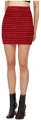 (W) Self-Portrait 酒紅格紋高腰A字迷你裙 - 假日限定版。 SWF204M11400 Order (W) Self-Portrait 酒紅格紋高腰A字迷你裙 - 假日限定版。 SWF204M11400