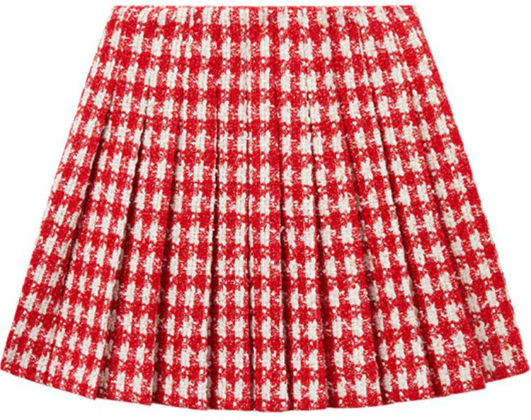 women-self-portrait-tweed-plaid-high-waist-pleated-mini-skirt-holiday-edition-swf-344-q01900