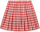 Order (Women) Self-Portrait Tweed Plaid High Waist Pleated Mini Skirt - Holiday Edition SWF344Q01900