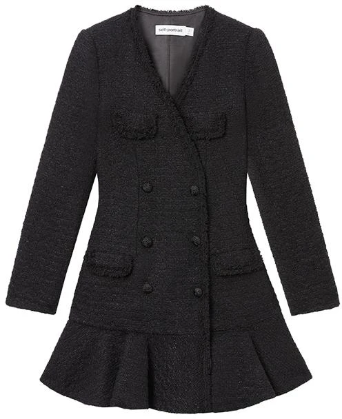 women-self-portrait-v-neck-long-sleeve-dress-women-classic-black-swf-344-y15300