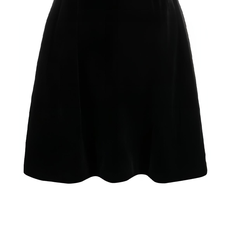 (Women) Self-Portrait Velvet Crystal Trim Sleeveless Mini Dress Women - Black. RS24-031S-B 圖 7