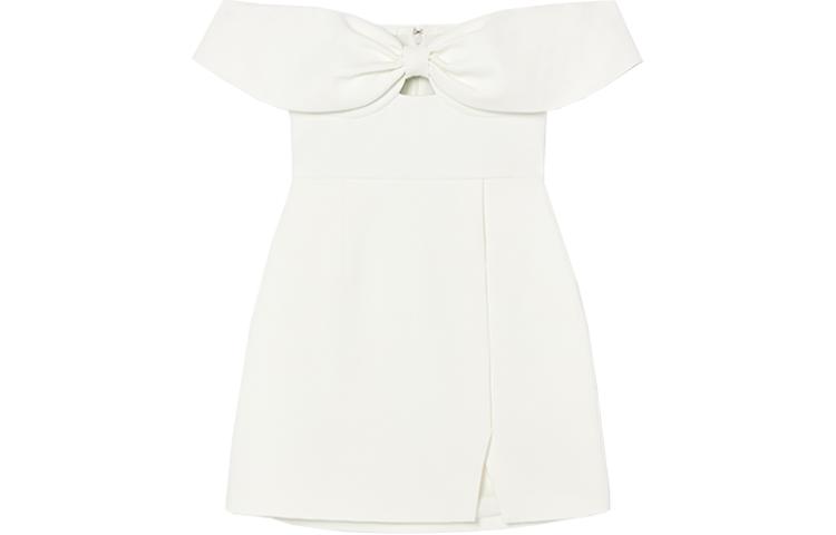 (Women) Self-Portrait Women’s Off-Shoulder Slim Fit Sleeveless Dress in Pure White SWF352Y21700 圖 2