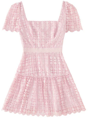 (W) Self-Portrait Wanita Gaun Pink Lengan Pendek Slim Fit. SWF341Y03700 Buy (W) Self-Portrait Wanita Gaun Pink Lengan Pendek Slim Fit. SWF341Y03700