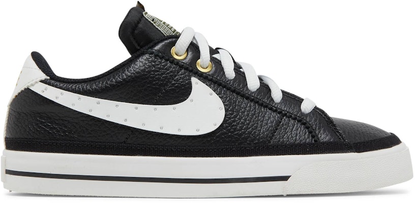 (W) Serena Williams Design Crew x Nike Court Legacy 'Hitam Emas Metalik' DJ1454-001 Buy (W) Serena Williams Design Crew x Nike Court Legacy 'Hitam Emas Metalik' DJ1454-001