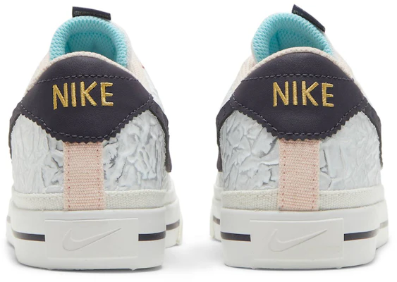 (W) 小威尔士设计团队 x 耐克Court Legacy '白色淡珊瑚' DJ1454-100 Details for (W) 小威尔士设计团队 x 耐克Court Legacy '白色淡珊瑚' DJ1454-100