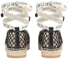 (W) 세르지오 로시 블랙 메쉬 에스파드류 플랫 A98530MFI5484101000 Shop (W) 세르지오 로시 블랙 메쉬 에스파드류 플랫 A98530MFI5484101000