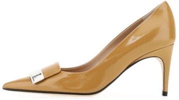 (Women) SERGIO ROSSI 'Brown Slip-On Stiletto Heels' A78950MMVV271102361 (Women) SERGIO ROSSI 'Brown Slip-On Stiletto Heels' A78950MMVV271102361