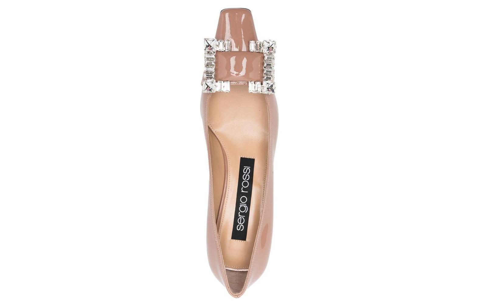 Shop (W) SERGIO ROSSI 'Stiletto Hujung Empat Fesyen' (Nude) A92860MVIV015755