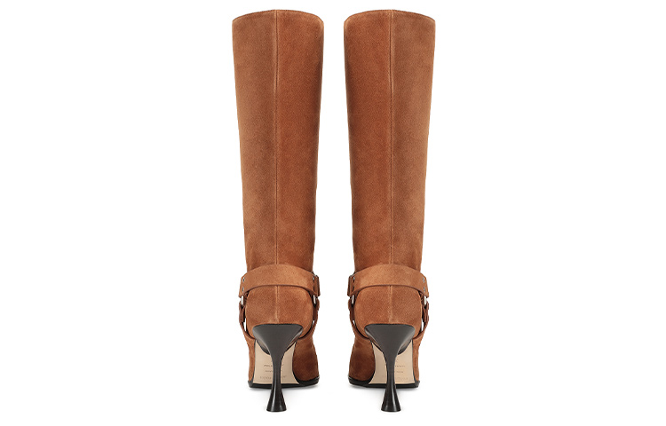 (W) SERGIO ROSSI 'Grazie Sergio Brown Suede Boots' 圖 4