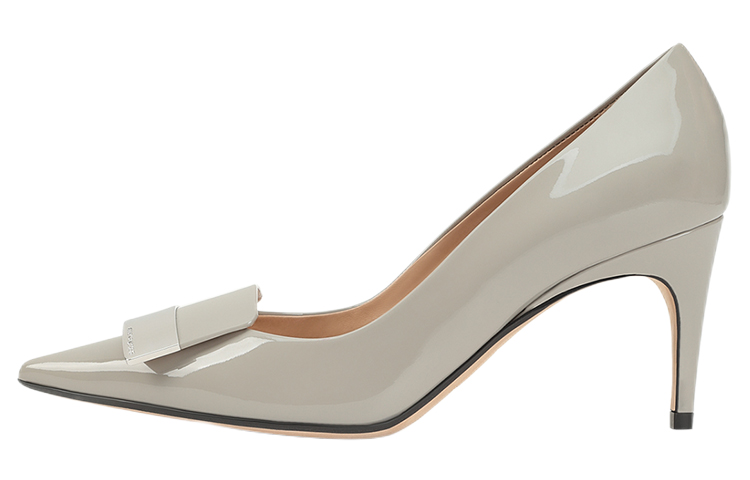 (Women) SERGIO ROSSI 'Grey Patent Leather Pointed High Heels' A78950MVIV011101541
