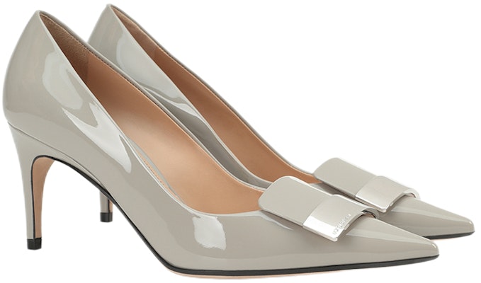 (Women) SERGIO ROSSI 'Grey Patent Leather Pointed High Heels' A78950MVIV011101541 Order (Women) SERGIO ROSSI 'Grey Patent Leather Pointed High Heels' A78950MVIV011101541