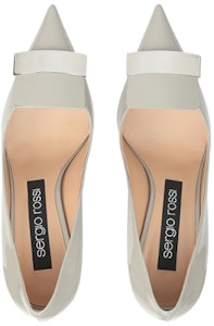 (W) SERGIO ROSSI 'Tumit Tinggi Kulit Berkilat Kelabu Berhujung Runcing' A78950MVIV011101541 Lookbook (W) SERGIO ROSSI 'Tumit Tinggi Kulit Berkilat Kelabu Berhujung Runcing' A78950MVIV011101541