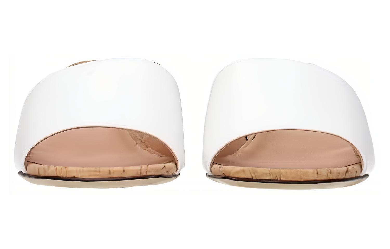 (W) SERGIO ROSSI 'White Leather CMFT Sandals' 圖 3