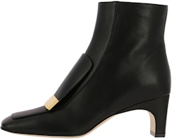 (Women) SERGIO ROSSI Ankle Boot 'Black Leather' A78930MNAN071000 (Women) SERGIO ROSSI Ankle Boot 'Black Leather' A78930MNAN071000