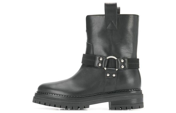 (W) SERGIO ROSSI Ankle Boot 'Black Leather'