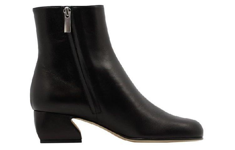 (W) SERGIO ROSSI Ankle Boot 'Black Leather' 圖 2