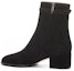 Lookbook (W) SERGIO ROSSI But Ankle 'Kulit Hitam Zip Sisi' A99820MCAZ011000