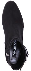 (W) SERGIO ROSSI黑色皮革侧拉链短靴 A99820MCAZ011000 Shop (W) SERGIO ROSSI黑色皮革侧拉链短靴 A99820MCAZ011000