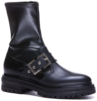 (W) SERGIO ROSSI 黑色皮革时尚踝靴 B00490MFI5991000 Order (W) SERGIO ROSSI 黑色皮革时尚踝靴 B00490MFI5991000