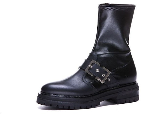 (W) SERGIO ROSSI 黑色皮革时尚踝靴 B00490MFI5991000 Lookbook (W) SERGIO ROSSI 黑色皮革时尚踝靴 B00490MFI5991000