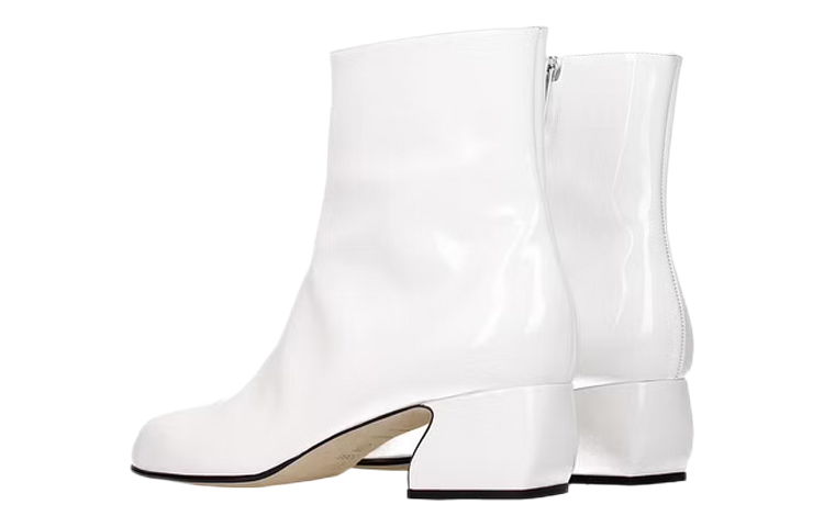 (W) SERGIO ROSSI Ankle Boot 'Patent White' 圖 3