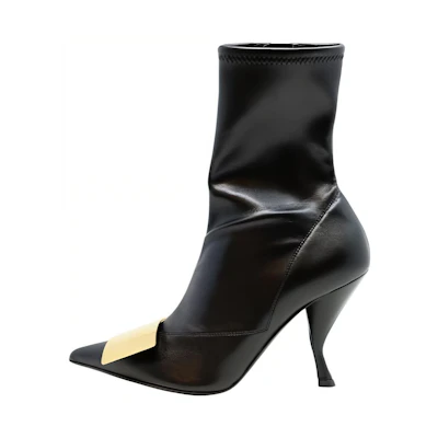 (W) SERGIO ROSSI Ankle Boots 'Black Leather'
