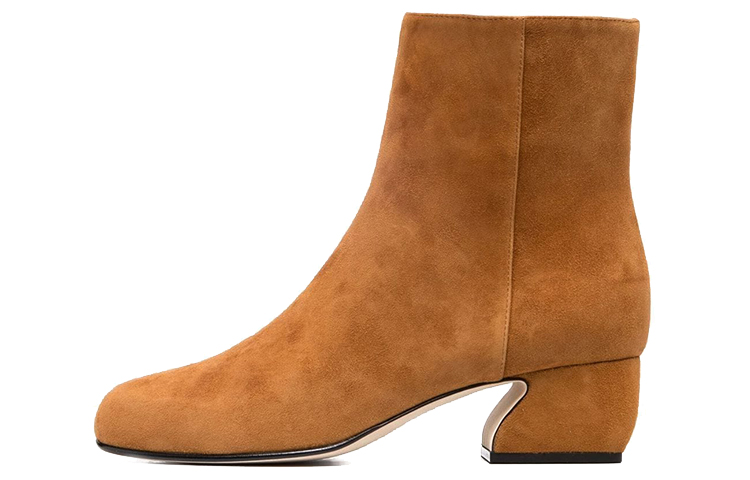 (W) SERGIO ROSSI Ankle Boots 'Velvet Brown'