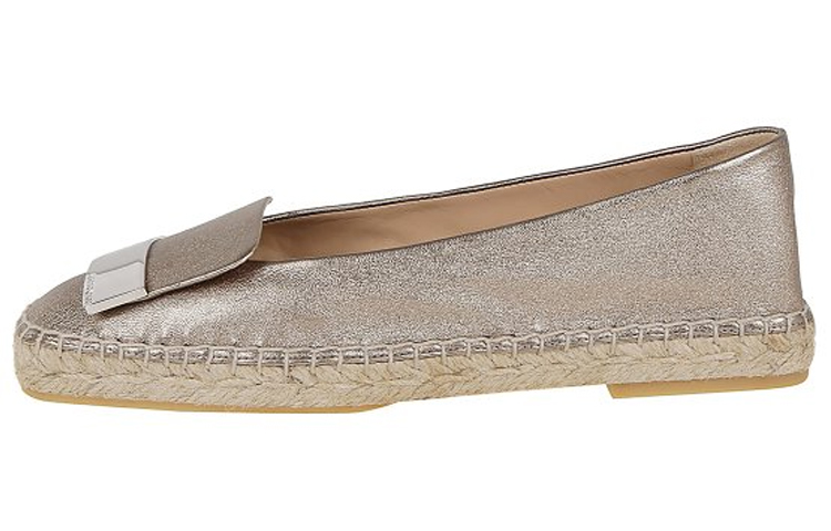 (W) SERGIO ROSSI Ballet Flat 'Grey Leather'