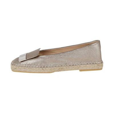 (W) SERGIO ROSSI Ballet Flat 'Grey Leather'