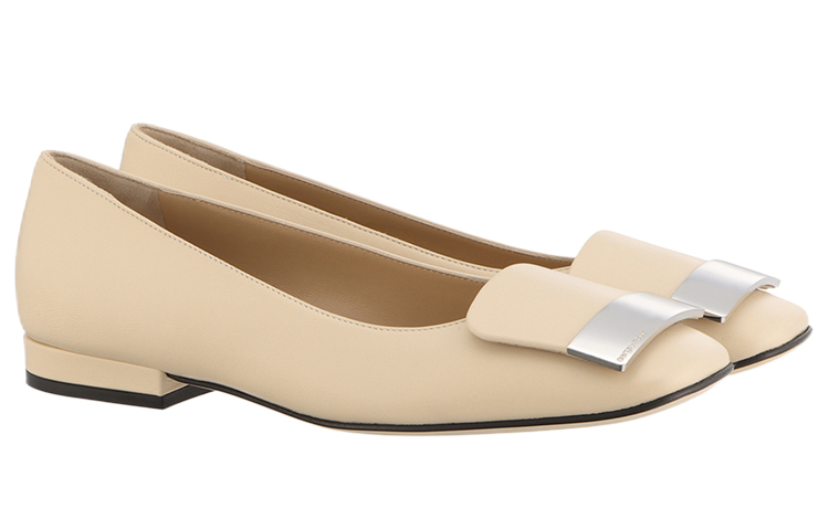 (W) SERGIO ROSSI Ballet Flat 'Powder White' 圖 2