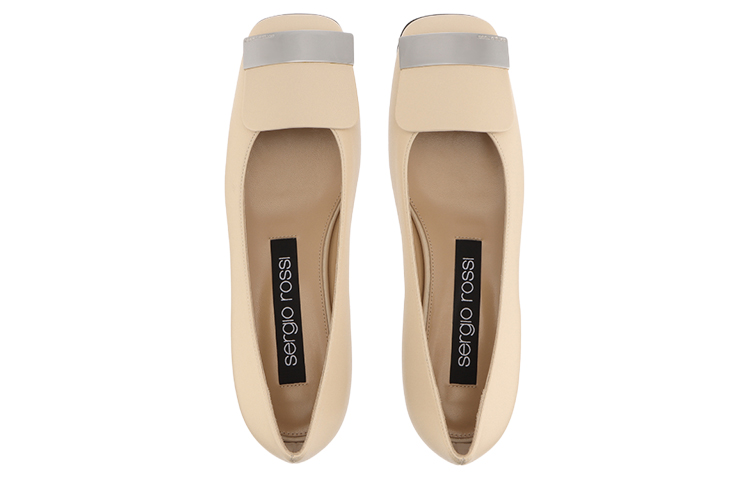 (W) SERGIO ROSSI Ballet Flat 'Powder White' 圖 3