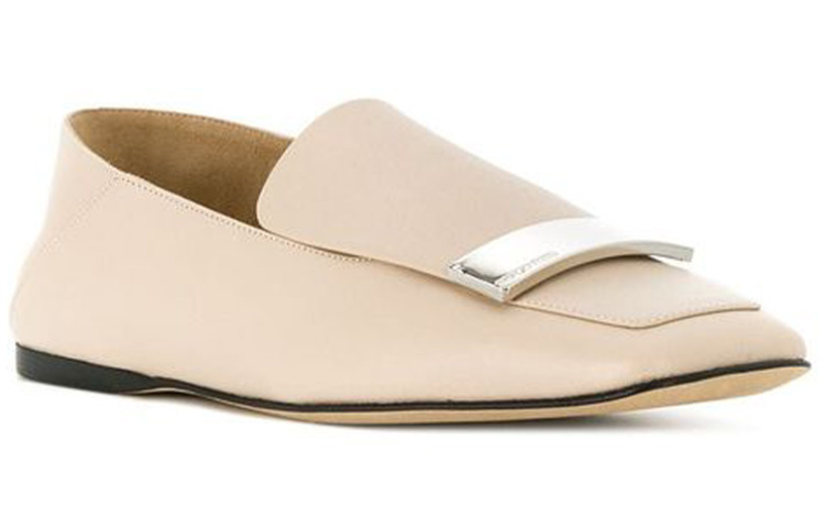 (W) SERGIO ROSSI Ballet Flat 'White Leather' 圖 2