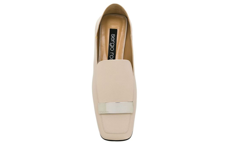 (W) SERGIO ROSSI Ballet Flat 'White Leather' 圖 3