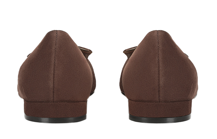 Shop (W) セルジオロッシ スエード バレエシューズ (濃茶) A83770MCAZ011102204