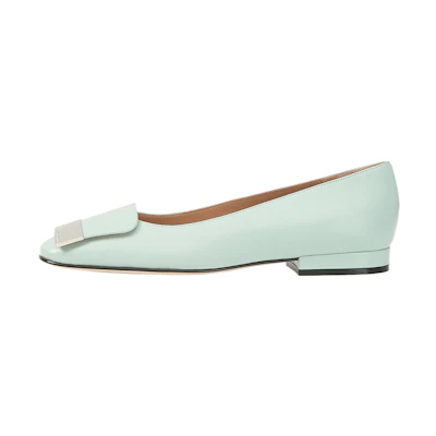 (W) SERGIO ROSSI Ballet Flats 'Mint Green'