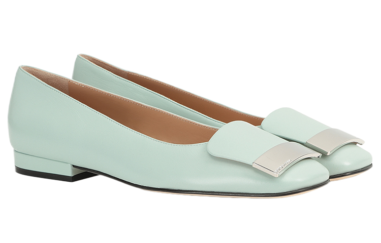 (W) SERGIO ROSSI Ballet Flats 'Mint Green' 圖 3