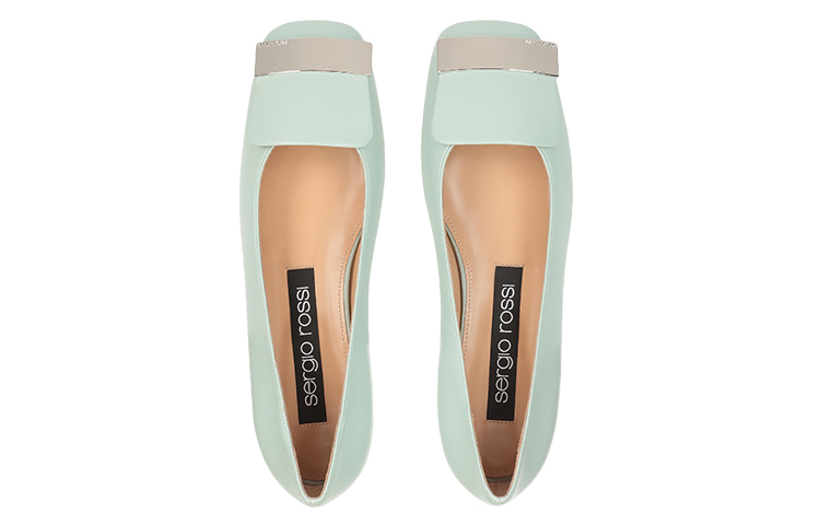 (W) SERGIO ROSSI Ballet Flats 'Mint Green' 圖 4