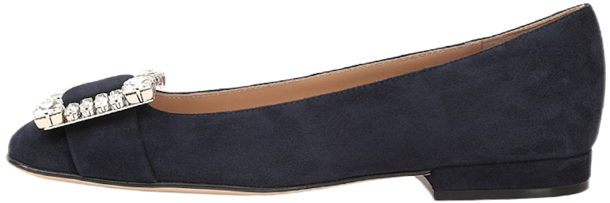 (Women) SERGIO ROSSI Ballet Flats 'Navy Crystal Buckle' A92270MCAZ011104580 Buy (Women) SERGIO ROSSI Ballet Flats 'Navy Crystal Buckle' A92270MCAZ011104580